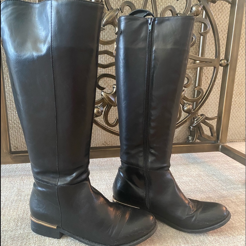 Steve Madden Black Tall Boots